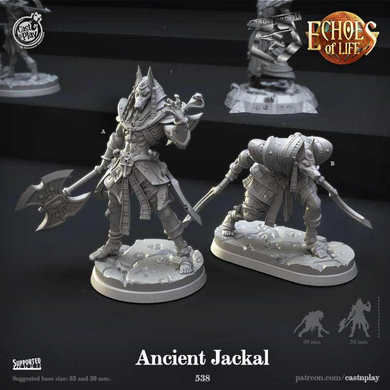 Ancient-Jackal-CastNPlay-echoes-of-life-Collection--fantasy-tabletop-RPG-3D-miniatures