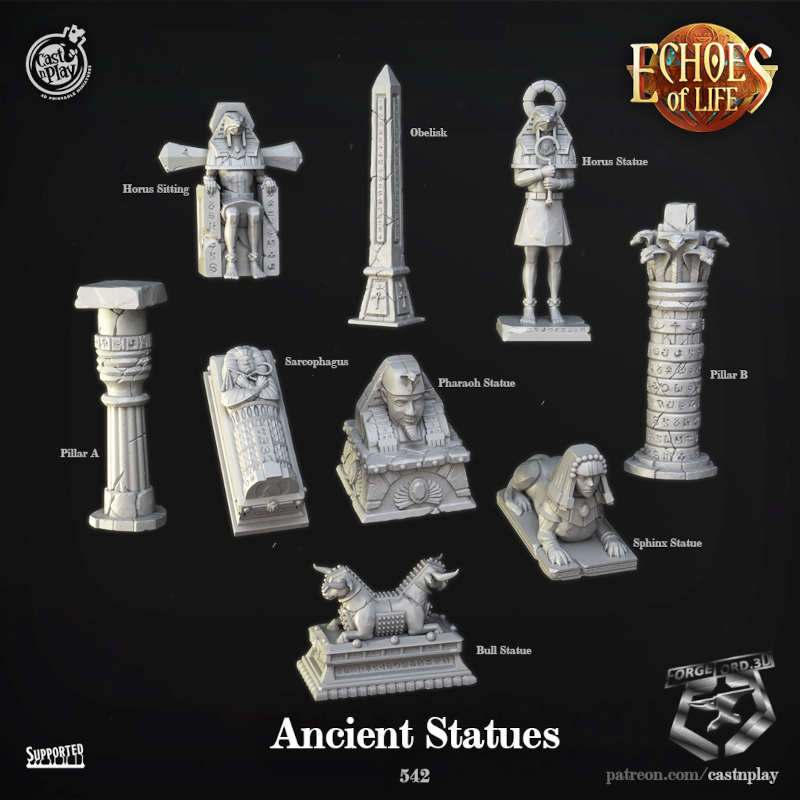 Ancient-Statues-CastNPlay-echoe-of-life-Collection--fantasy-tabletop-RPG-3D-miniatures