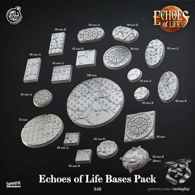 Echoes-Of-Life-Bases-CastNPlay-Collection--fantasy-tabletop-RPG-3D-miniatures