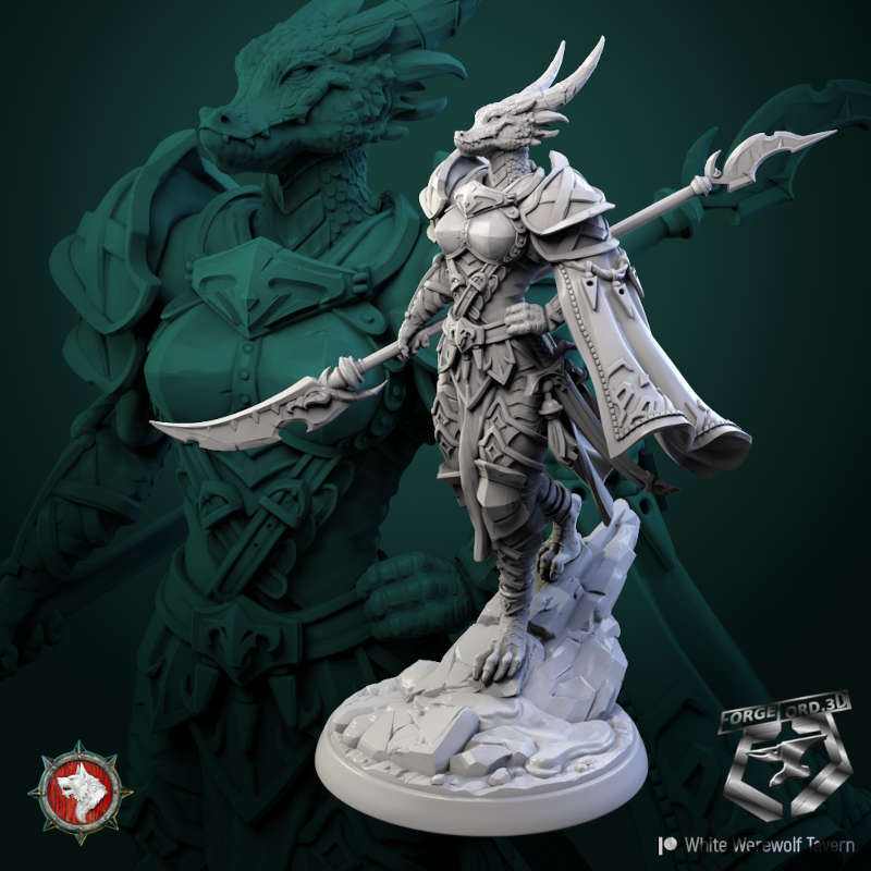 Arsha-75mm-figurines-fantasy-tabletop-RPG-3D-miniatures-white-werewolf-tavern