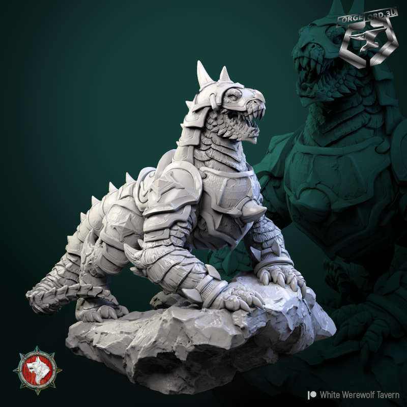 Dragonborn-beast-32mm-figurines-fantasy-tabletop-RPG-3D-miniatures-white-werewolf-tavern