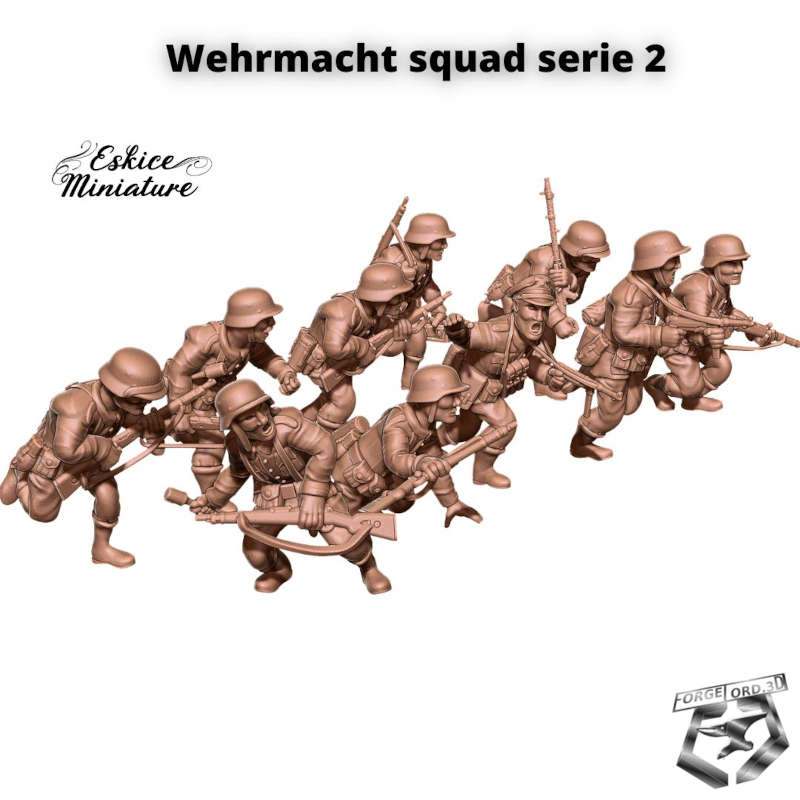 WWII-German-Wehrmacht-squad-serie-2-WWII-Figurines-3D-miniatures-Eskice-Miniature-historical-1