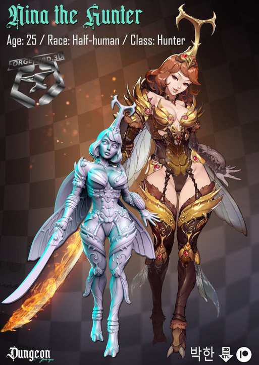 Nina-statue-75mm-RN-Estudio-figurines-fantasy-tabletop-RPG-3D-miniatures
