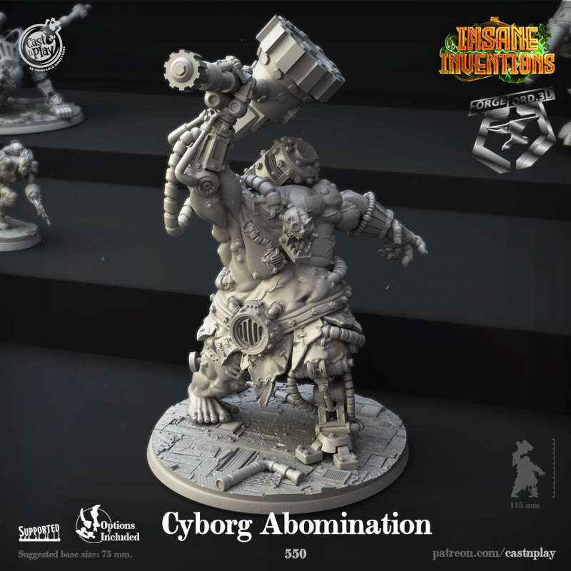 Cyborg-Abomination-CastNPlay-insane-inventions-Collection--fantasy-tabletop-RPG-3D-miniatures