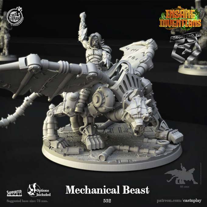 Mechanical-Beast-CastNPlay-insane-inventions-Collection--fantasy-tabletop-RPG-3D-miniatures