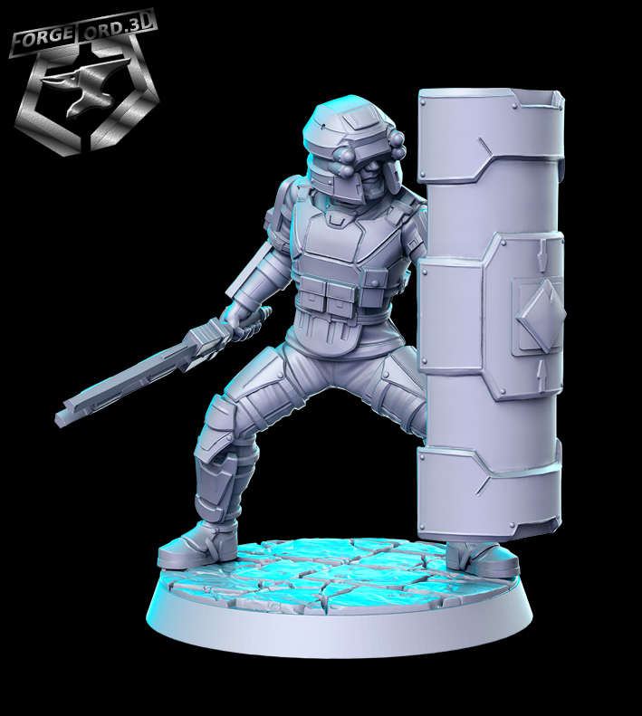 soldier-shield-RN-Estudio--figurines-fantasy-tabletop-RPG-3D-miniatures