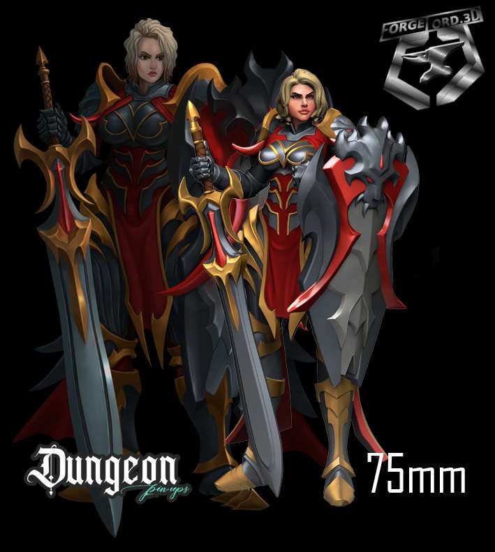 Dark-Knight-statue-75mm-RN-Estudio-figurines-fantasy-tabletop-RPG-3D-miniatures