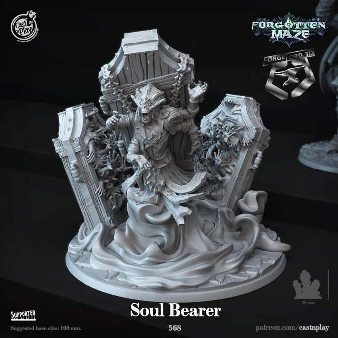 Soul-Bearer-CastNPlay-forgotten-maze-Collection--fantasy-tabletop-RPG-3D-miniatures