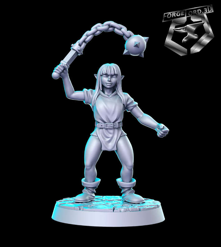 Goblin+-morning-star-RN-Estudio--figurines-fantasy-tabletop-RPG-3D-miniatures