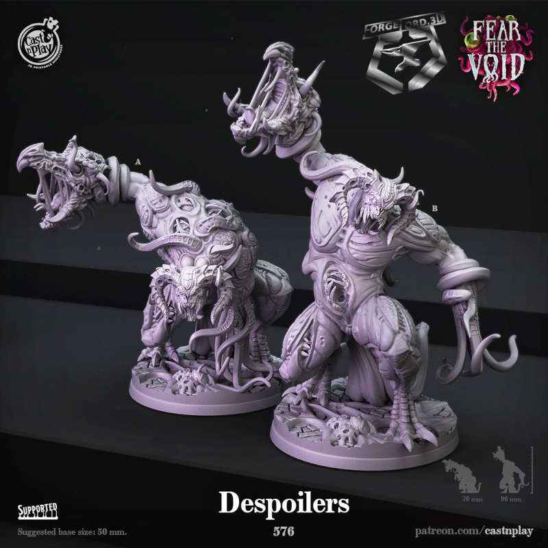 Despoiler-CastNPlay-Fear-the-void-Collection--fantasy-tabletop-RPG-3D-miniatures