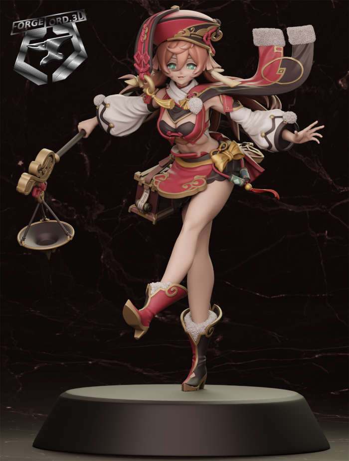 Yanfei-statue-75mm-RN-Estudio-figurines-fantasy-tabletop-RPG-3D-miniatures
