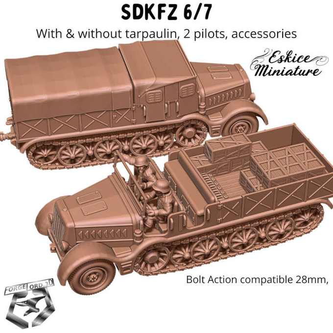 wwii-german-sdkfz-Eskice-Miniature-WWII-historical-vehicule-figurine-3d-miniatures-tabletop-rpg