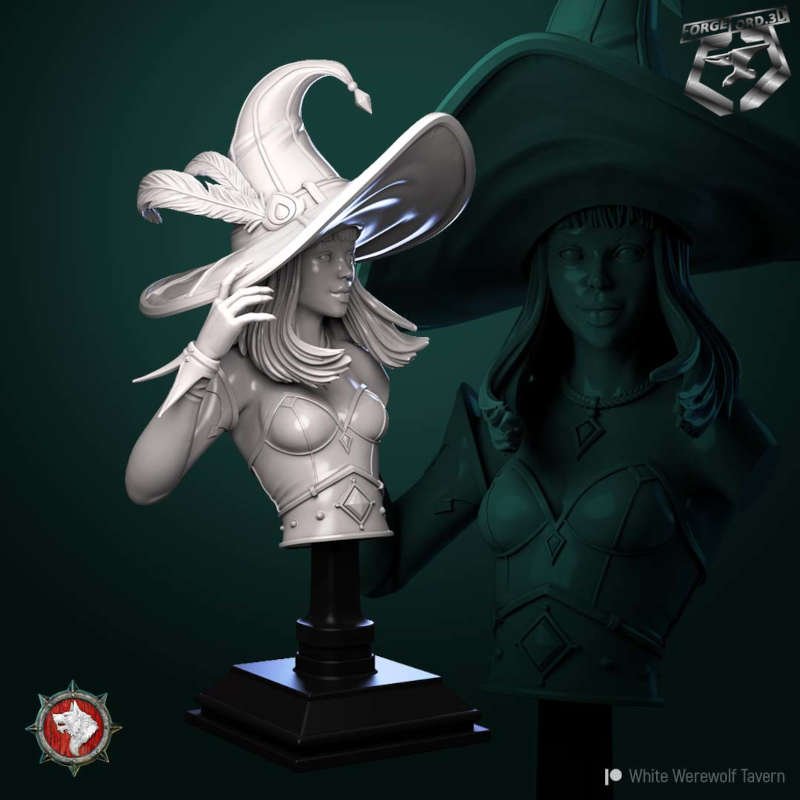 The-Halloween-Witch-bust-75mm-figurines-fantasy-tabletop-RPG-3D-miniatures-white-werewolf-tavern2