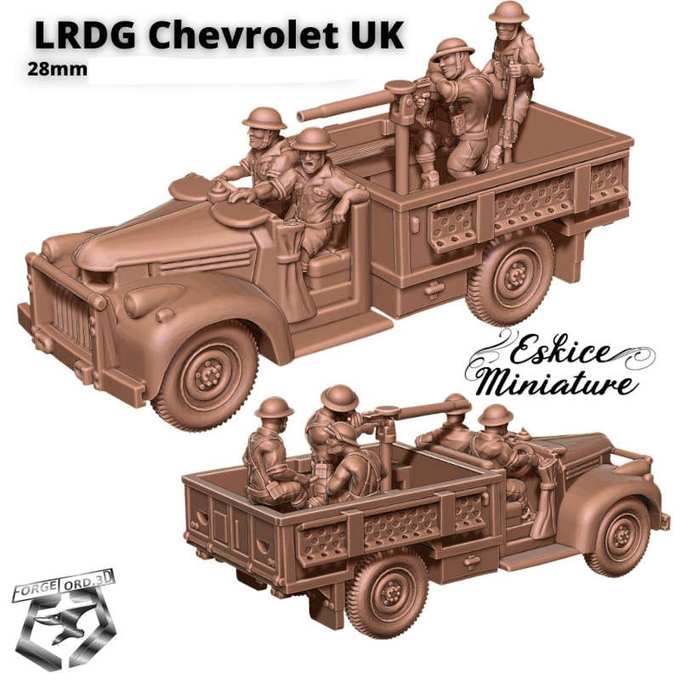 WWII-UK-LRDG-Chevrolet-Eskice-Miniature-WWII-historical-vehicule-figurine-3d-miniatures-tabletop-rpg