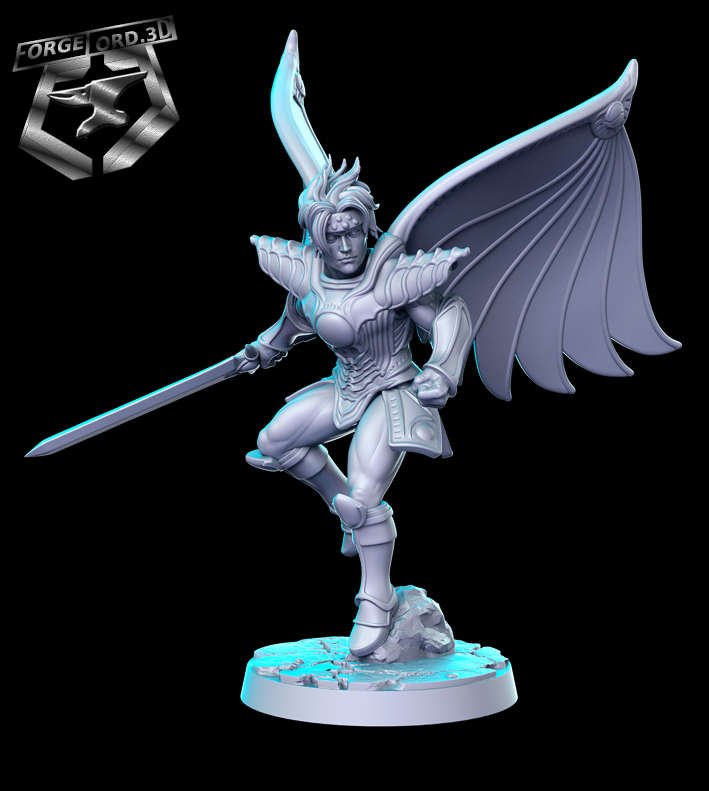 Dart-Feld-winged-RN-Estudio--figurines-fantasy-tabletop-RPG-3D-miniatures