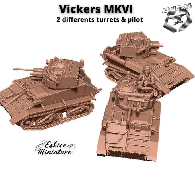 Vicker-MKVI-Tank-Eskice-Miniature-WWII-historical-vehicule-figurine-3d-miniatures-tabletop-rpg