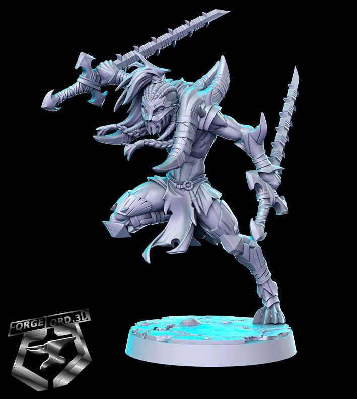 Kujla-berserker-RN-Estudio--figurines-fantasy-tabletop-RPG-3D-miniatures