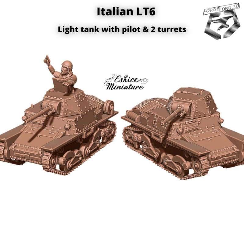 italian-lt6-Tank-Eskice-Miniature-WWII-historical-vehicule-figurine-3d-miniatures-tabletop-rpg