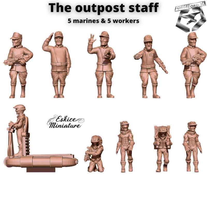 The-outpost-staff-Figurines-3D-miniatures-Eskice-Miniature-sci-fi