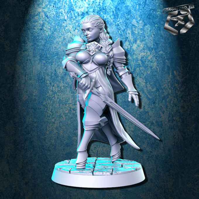 Winter-Princess-Elma-RN-Estudio--figurines-fantasy-tabletop-RPG-3D-miniatures