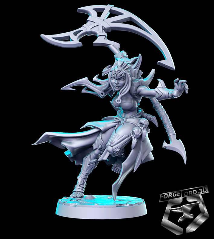 kujla-warrior-RN-Estudio--figurines-fantasy-tabletop-RPG-3D-miniatures