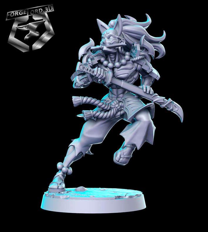 Oni-Samurail-RN-Estudio--figurines-fantasy-tabletop-RPG-3D-miniatures