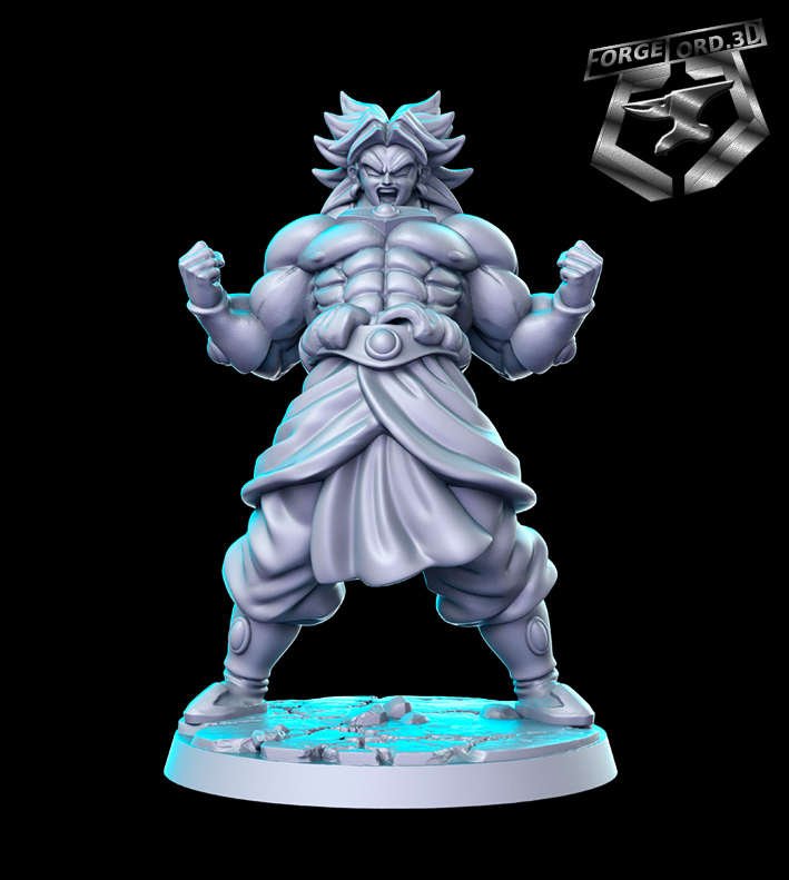 Broly-statue-75mm-RN-Estudio-figurines-fantasy-tabletop-RPG-3D-miniatures