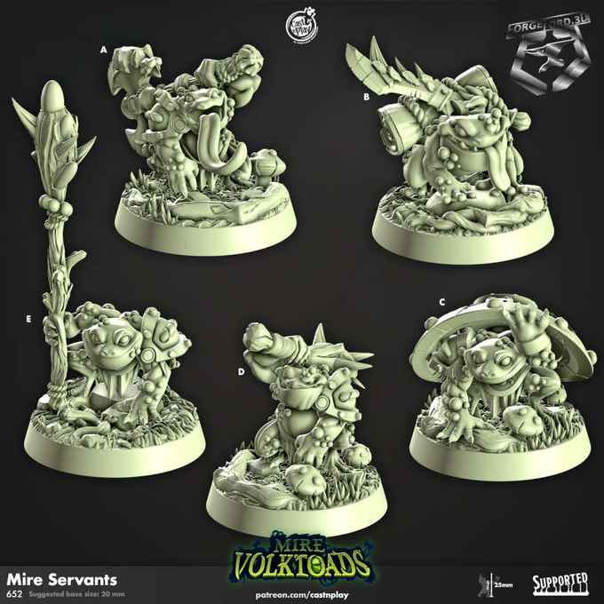 Mire-Servants-CastNPlay-mire-volktoads-Collection--fantasy-tabletop-RPG-3D-miniatures