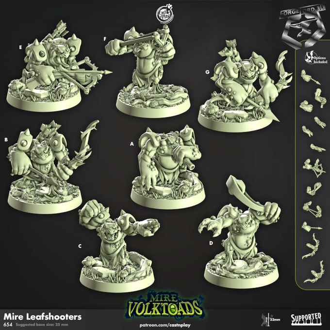 Mire-Leafshooters-CastNPlay-mire-volktoads-Collection--fantasy-tabletop-RPG-3D-miniatures