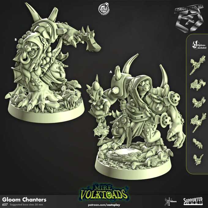Gloom-Chanters-CastNPlay-mire-volktoads-Collection--fantasy-tabletop-RPG-3D-miniatures