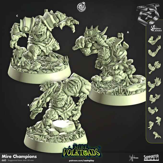 Mire-champions-CastNPlay-mire-volktoads-Collection--fantasy-tabletop-RPG-3D-miniatures