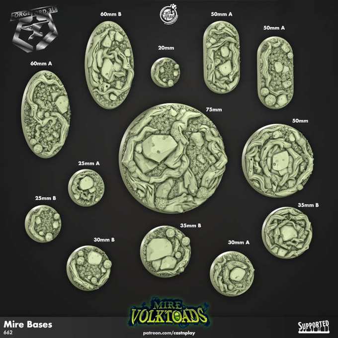 Mire-Bases-Bases-CastNPlay-Collection--fantasy-tabletop-RPG-3D-miniatures