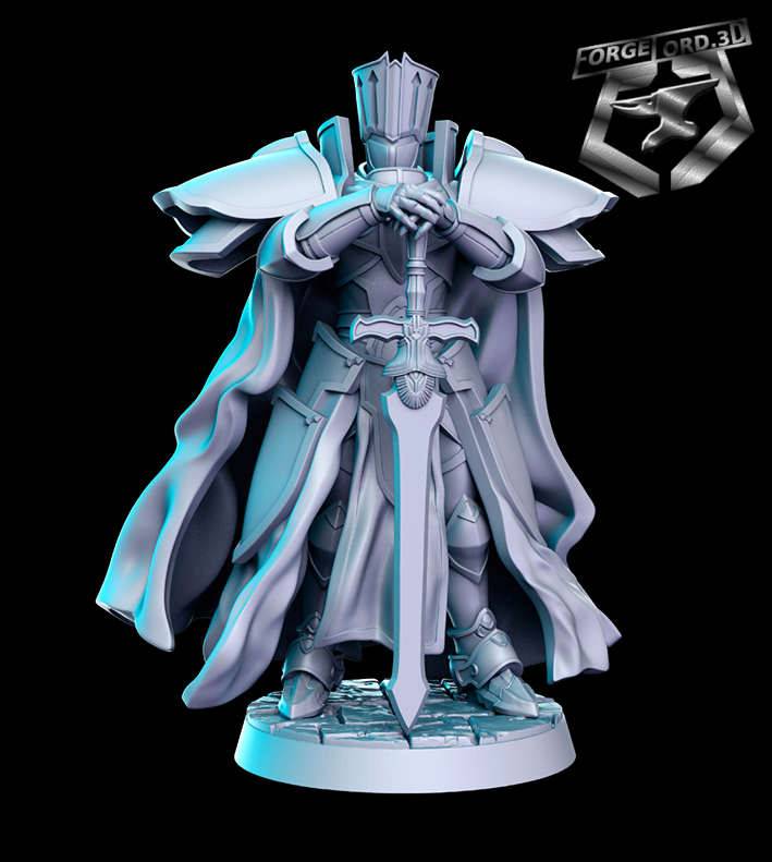 Black-Knight-RN-Estudio--figurines-fantasy-tabletop-RPG-3D-miniatures