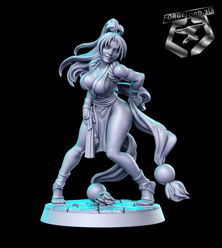 Mai-Shiranui-RN-Estudio--figurines-fantasy-tabletop-RPG-3D-miniatures