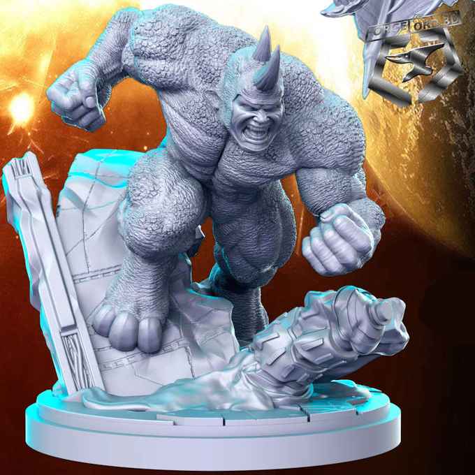 Rhino-statue-75mm-RN-Estudio-figurines-fantasy-tabletop-RPG-3D-miniatures