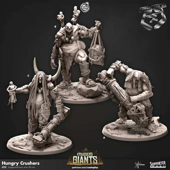 Hungry-Crushersr-CastNPlay-kragger's-giants-Collection--fantasy-tabletop-RPG-3D-miniatures
