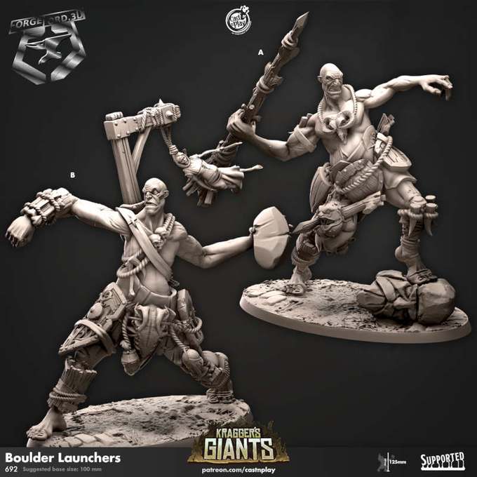 Boulder-Launchers-CastNPlay-kragger's-giants-Collection--fantasy-tabletop-RPG-3D-miniatures