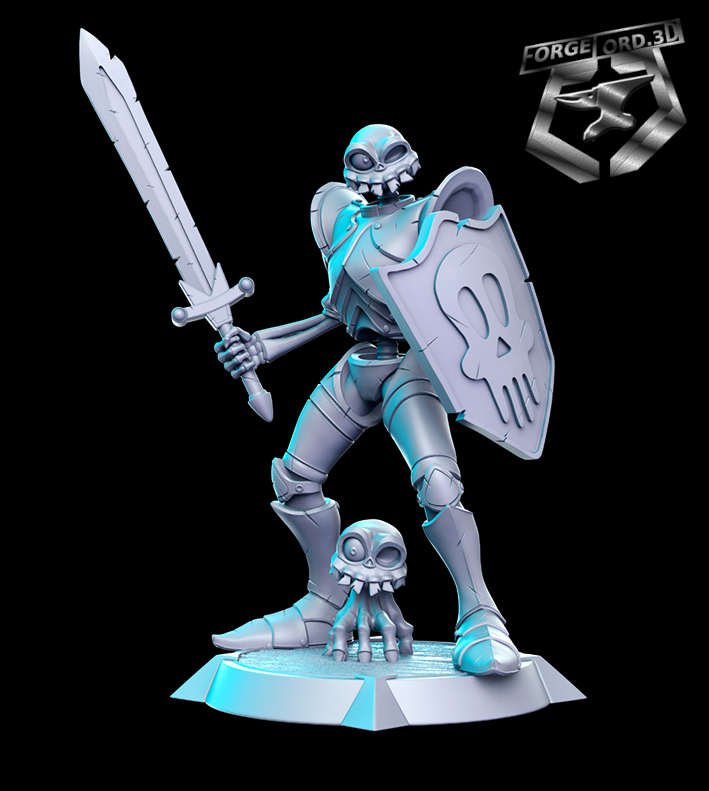 Sir-Daniel-Fortesque-RN-Estudio--figurines-fantasy-tabletop-RPG-3D-miniatures