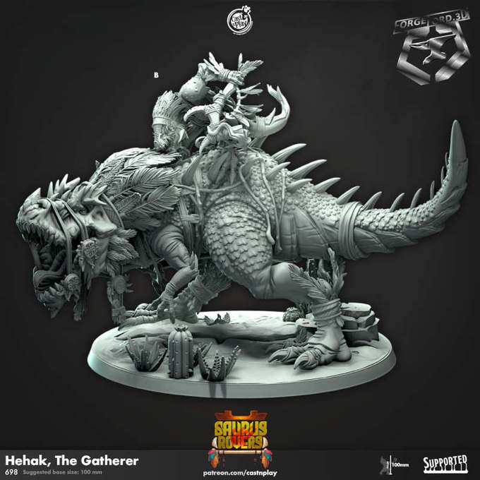 Hehak,-The-Gatherer-CastNPlay-vulcan-dwarves-Collection--fantasy-tabletop-RPG-3D-miniatures