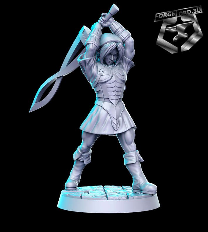 Fierce-Deity-Link-RN-Estudio--figurines-fantasy-tabletop-RPG-3D-miniatures