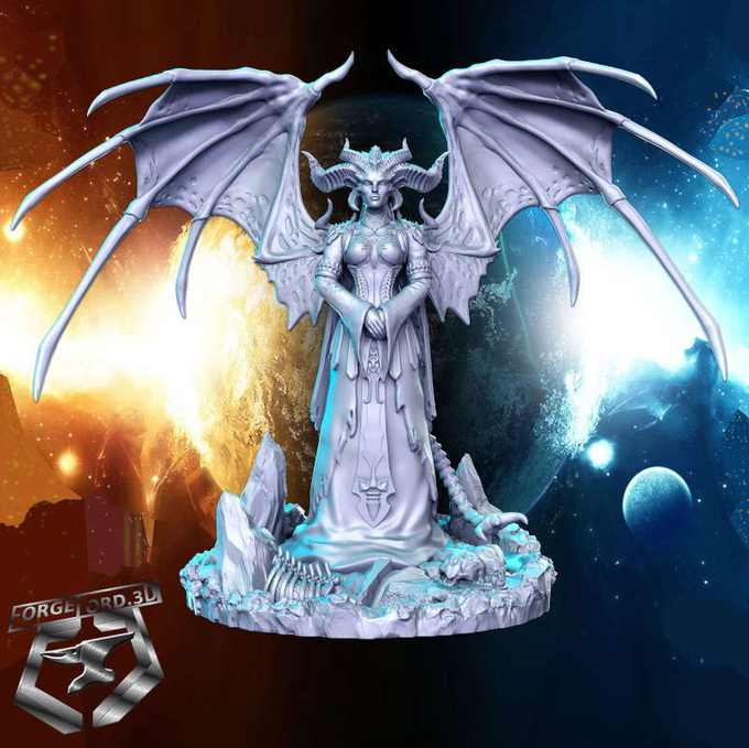 Lilith-statue-75mm-RN-Estudio-figurines-fantasy-tabletop-RPG-3D-miniatures