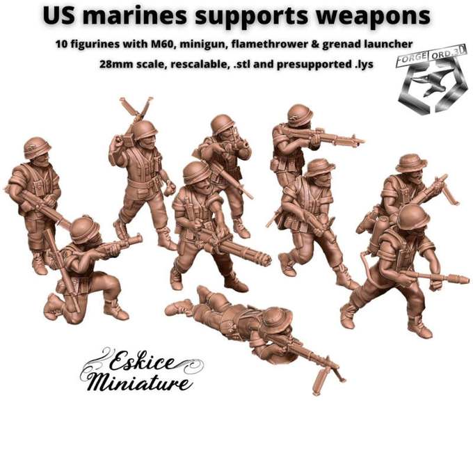 US-viet-support-1-Figurines-3D-miniatures-Eskice-Miniature-historical-2