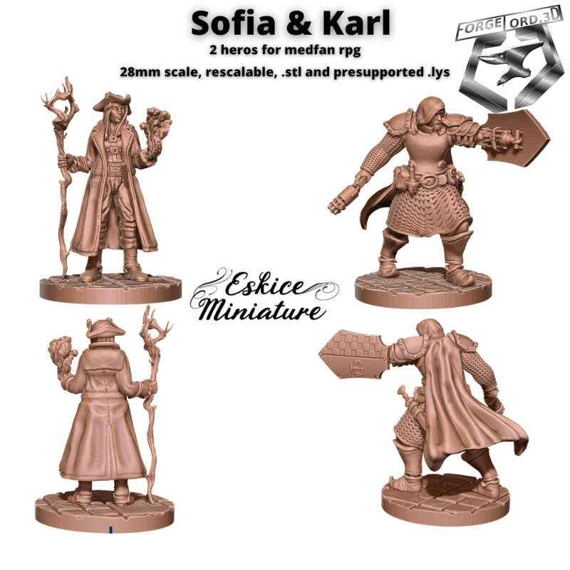 karl-et-sofia-Figurines-3D-miniatures-Eskice-Miniature