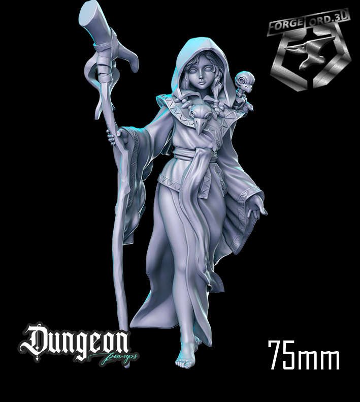 3 Necro Ivy-statue-75mm-RN-Estudio-figurines-fantasy-tabletop-RPG-3D-miniatures