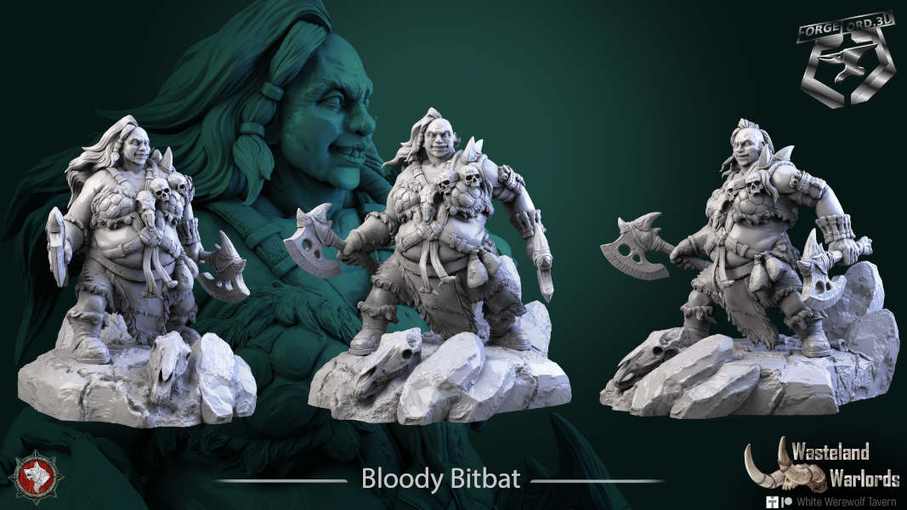 Bloody-Bitbatstatue-75mm-figurines-fantasy-tabletop-RPG-3D-miniatures-white-werewolf-tavern