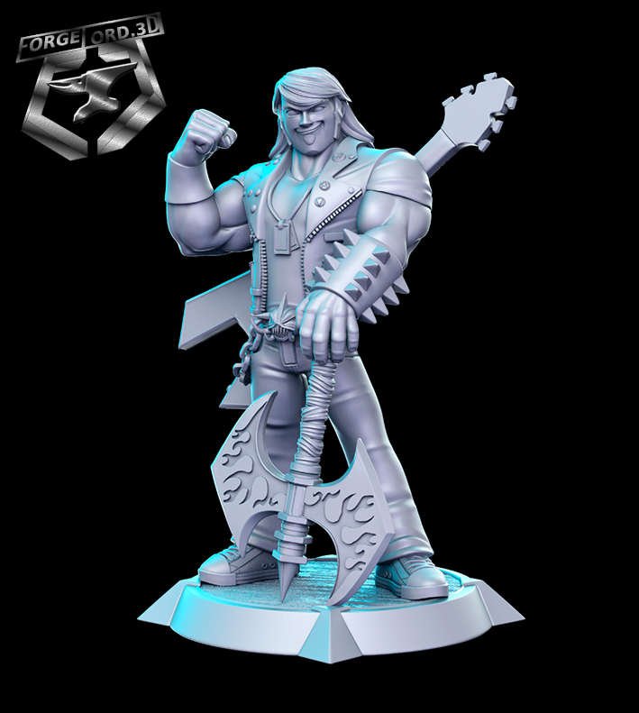 Eddie Rigs Brutal Legend-RN-Estudio--figurines-fantasy-tabletop-RPG-3D-miniatures