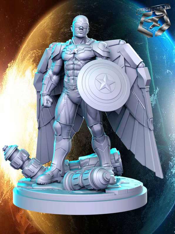 Falcon-v2-statue-75mm-RN-Estudio-figurines-fantasy-tabletop-RPG-3D-miniatures