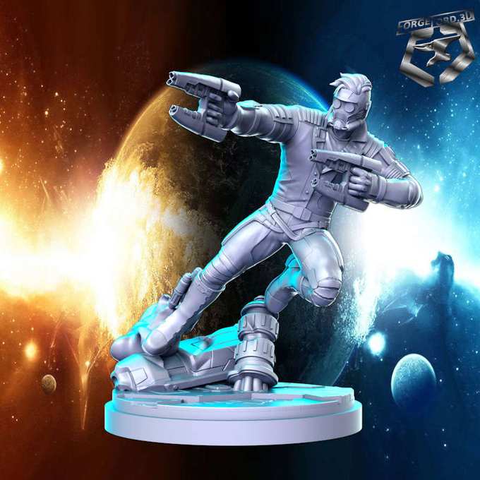 Starlord-statue-75mm-RN-Estudio-figurines-fantasy-tabletop-RPG-3D-miniatures