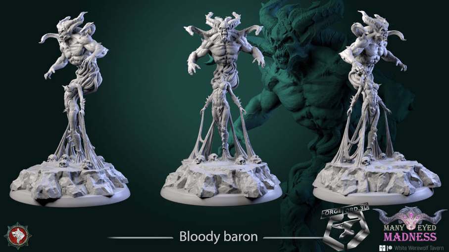 Bloody baron-statue-75mm-figurines-fantasy-tabletop-RPG-3D-miniatures-white-werewolf-tavern