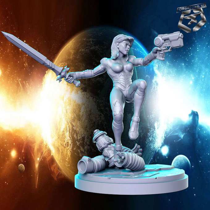Gamora-statue-75mm-RN-Estudio-figurines-fantasy-tabletop-RPG-3D-miniatures